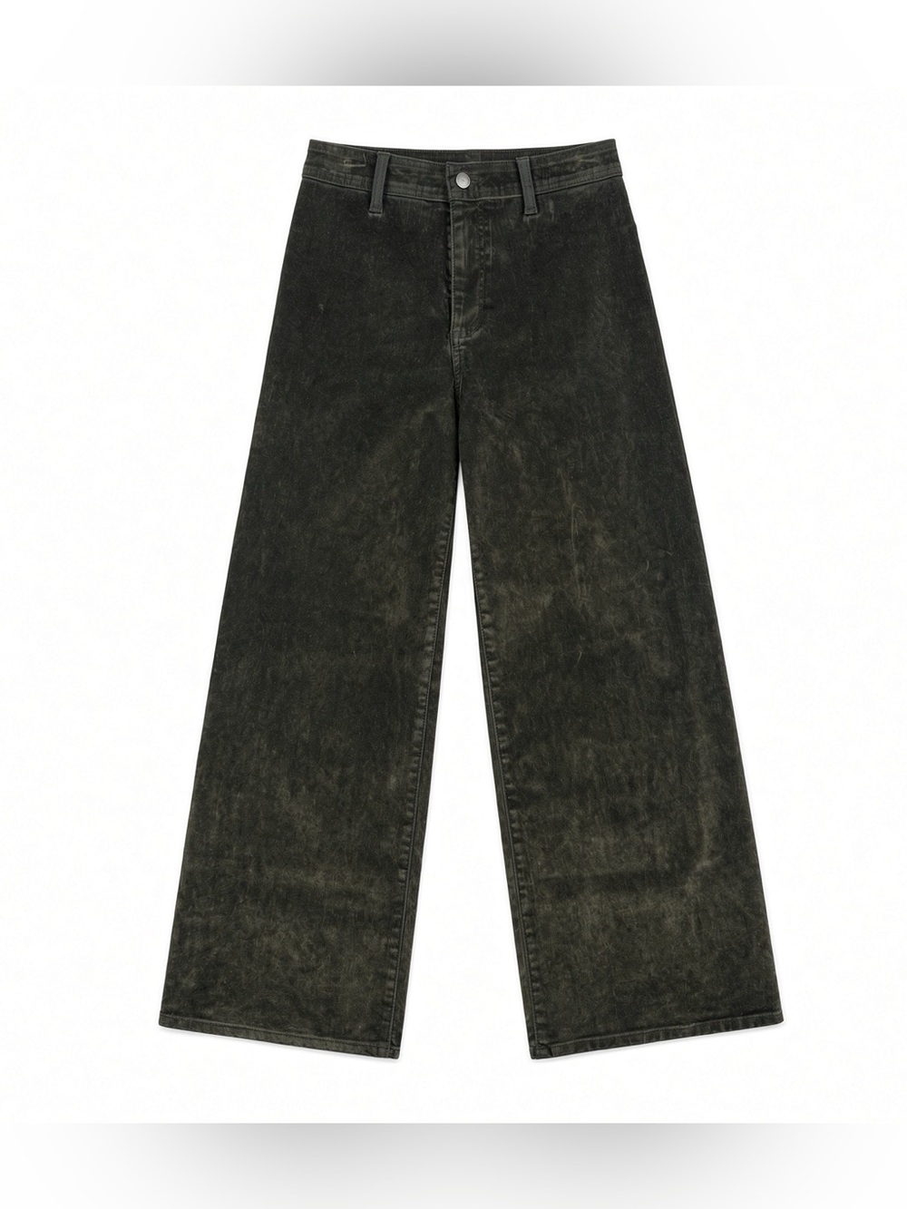 Universal Thread Sailor Wide Leg Jeans Size 6R Dark Green Acid Wash